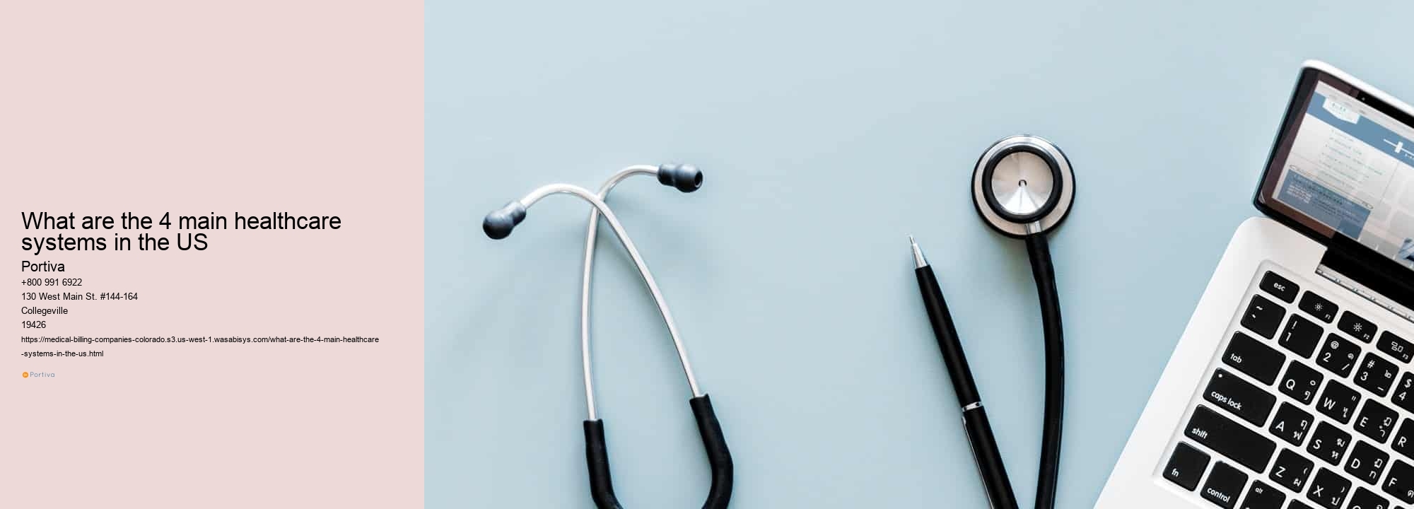 What are the 4 main healthcare systems in the US